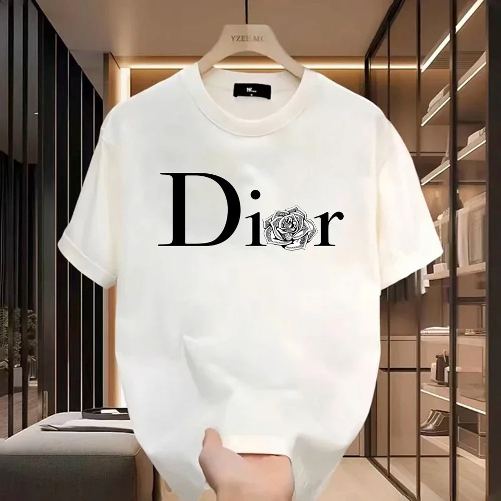 Luxury Tees Female Vintage Trendy Pullover T Shirts Women Casual T-Shirt Harajuku Designer Ladies Aesthetic Clothes