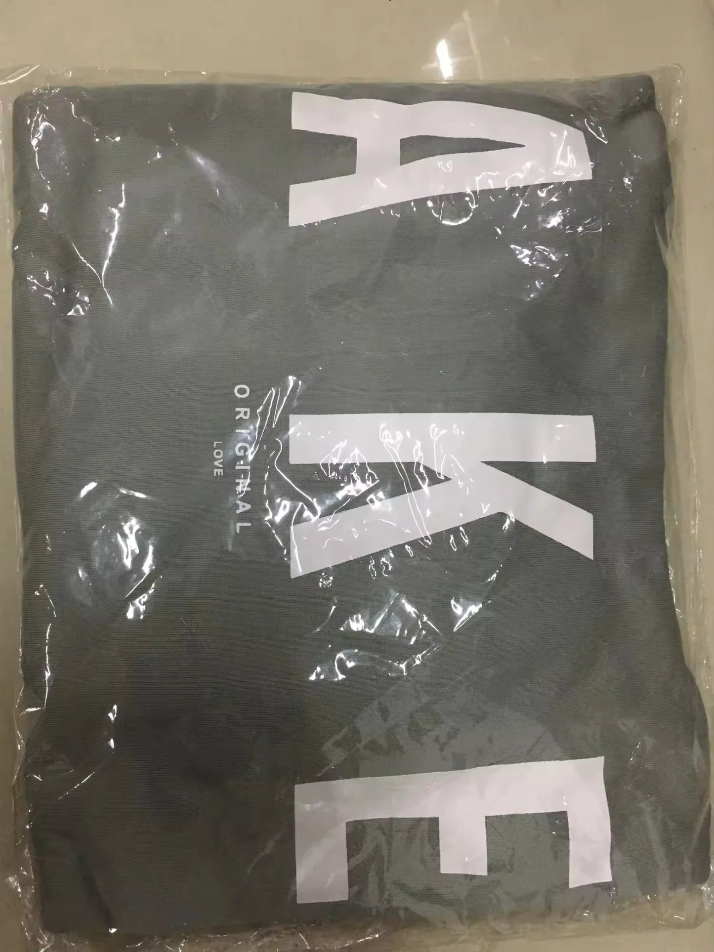 European and American loose casual pullover hoodie sweatshirt coat printed letter pattern high street hip-hop trendy men women