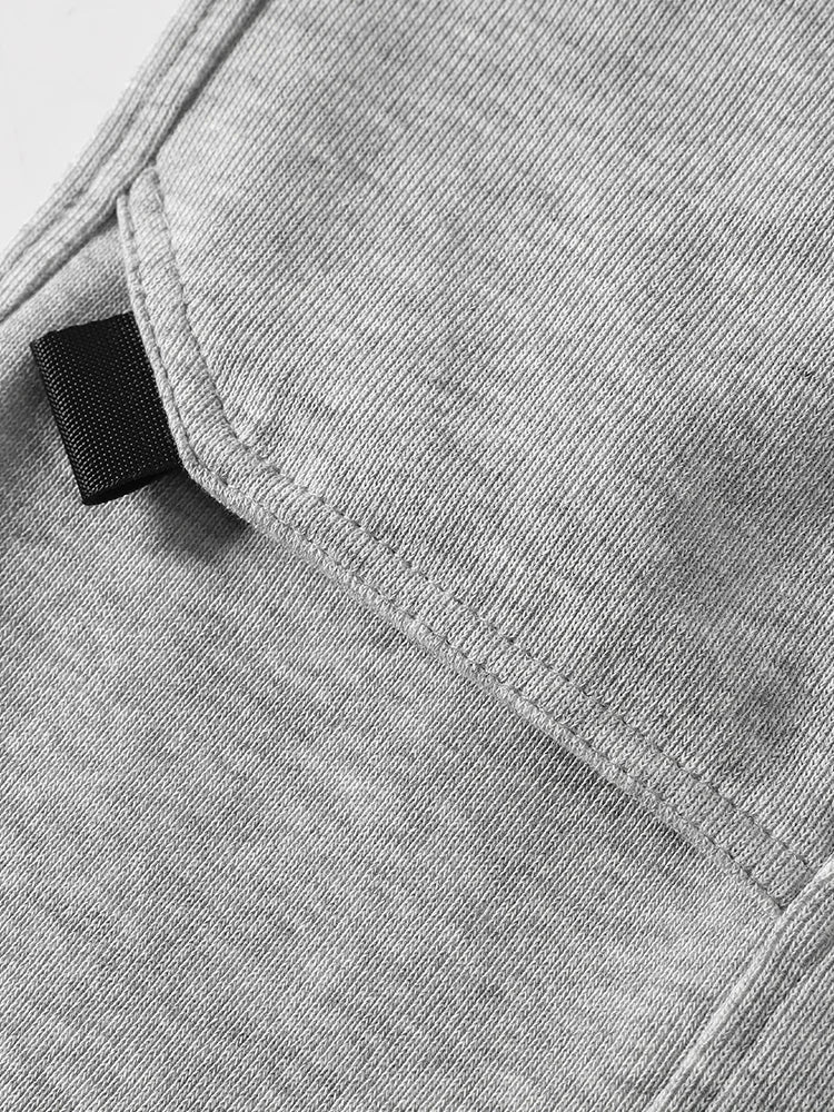 Summer Men's Knit Casual Shorts Breathable Cotton Drawstring Waist Loose Fit Sports Shorts Male Workout Gym Sweat Short Pants