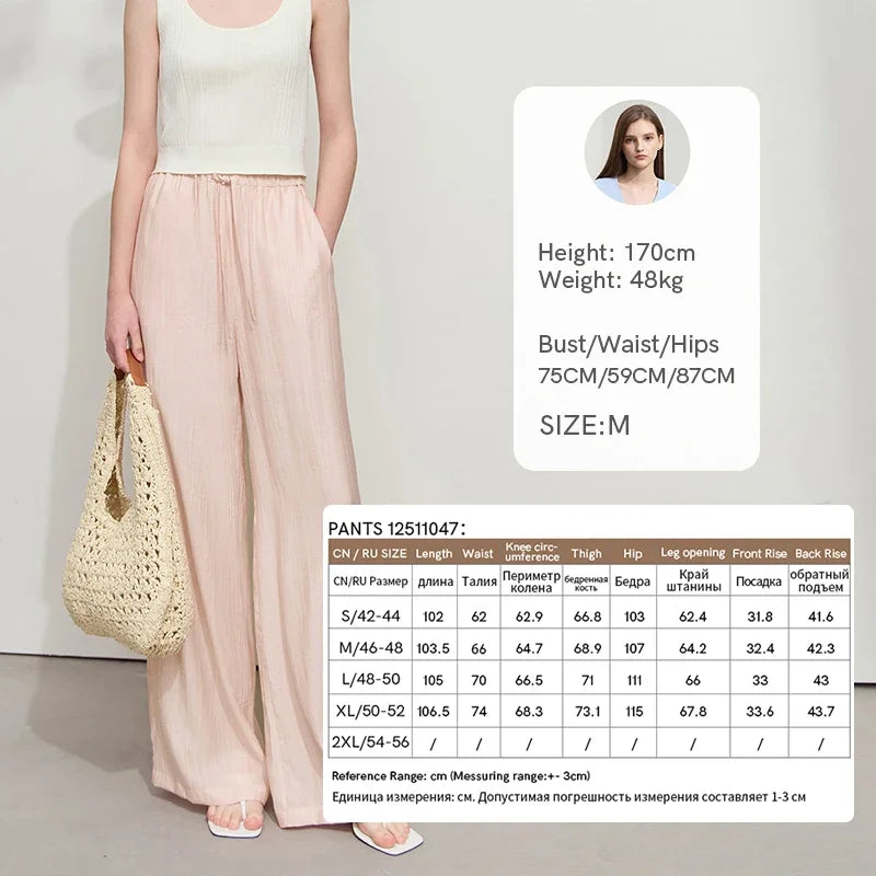 AMII Minimalism Shirt Pants Sets for Women 2025 Spring New Casual Basic Shirt Separate Straight Long Wide Leg Pants 12511048
