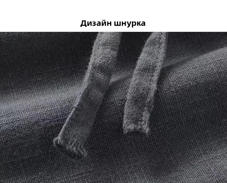 Pure Linen Breathable Elastic New Sle Nine-Piece Pants Cotton Linen Summer Thin Simple Casual Men's Pants Straight Leg Fit