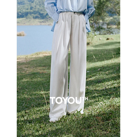 TOYOUTH Women Denim Jean 2025 Summer New Long Pants 8528019