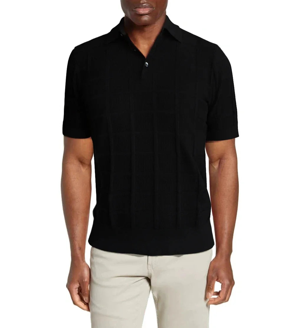 Luxury Quali 6-Needle Pure Cotton Men's  irt ort Sve Summer Faion Urban Sle Slim Fit Regular Thin