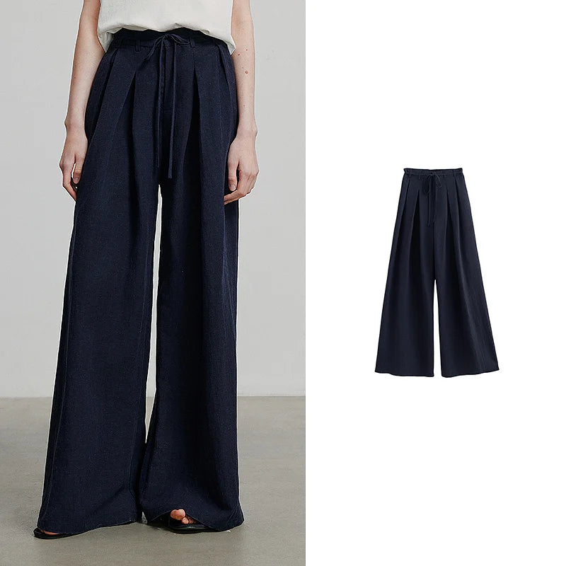 TOYOUTH Women Casual Pants 2025 Summer New Long Pants 8527028
