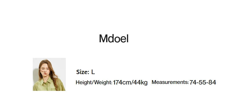 TOYOUTH Women French Mustard Green Lyocell Shirt 2025 Summer New Lightweight Sun Protection Tops