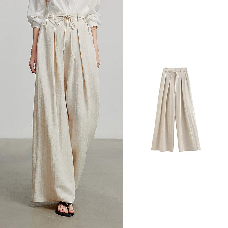 TOYOUTH Women Casual Pants 2025 Summer New Long Pants 8527028