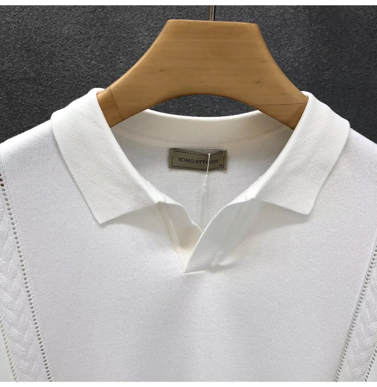Men's Summer Thin Knitted Ice Silk Half Sleeve Polo Shirt New Hot Sale Of The Season Young Luxury Style Collared T-Shirt Short S