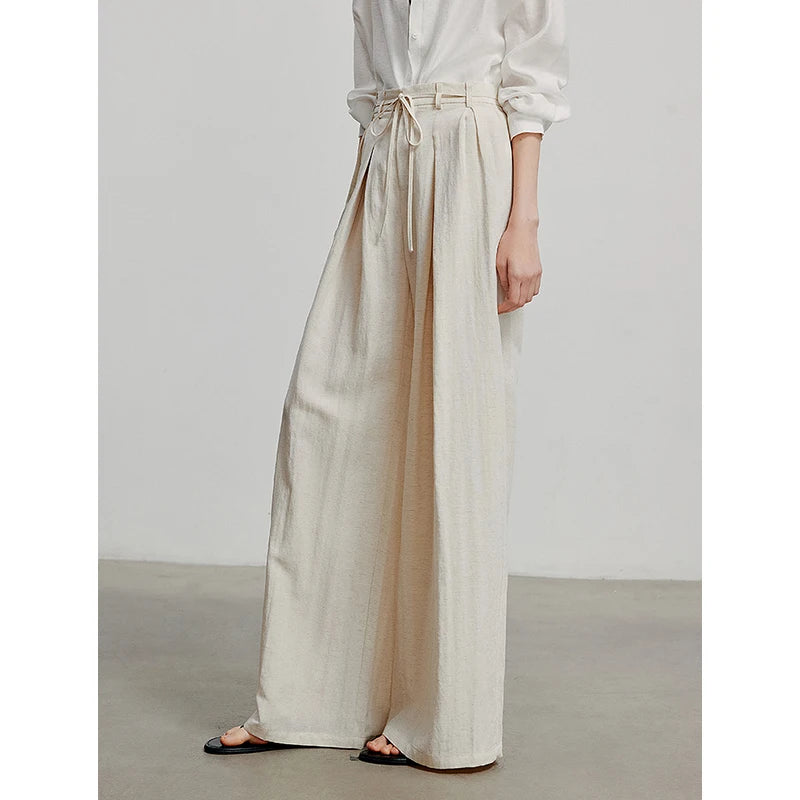 TOYOUTH Women Casual Pants 2025 Summer New Long Pants 8527028