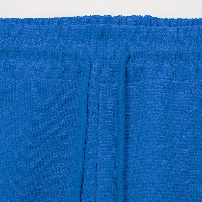 Mens Stylish Waffle Pants - Casual Sports Slim Fit with Adjustable Drawstring Secure Pockets for All Seasons - Perfect Outdoor