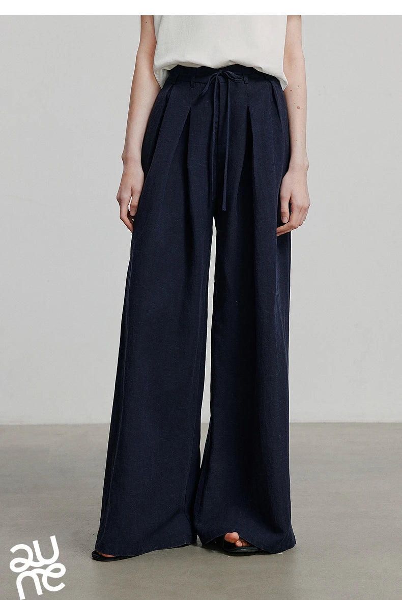 TOYOUTH Women Casual Pants 2025 Summer New Long Pants 8527028