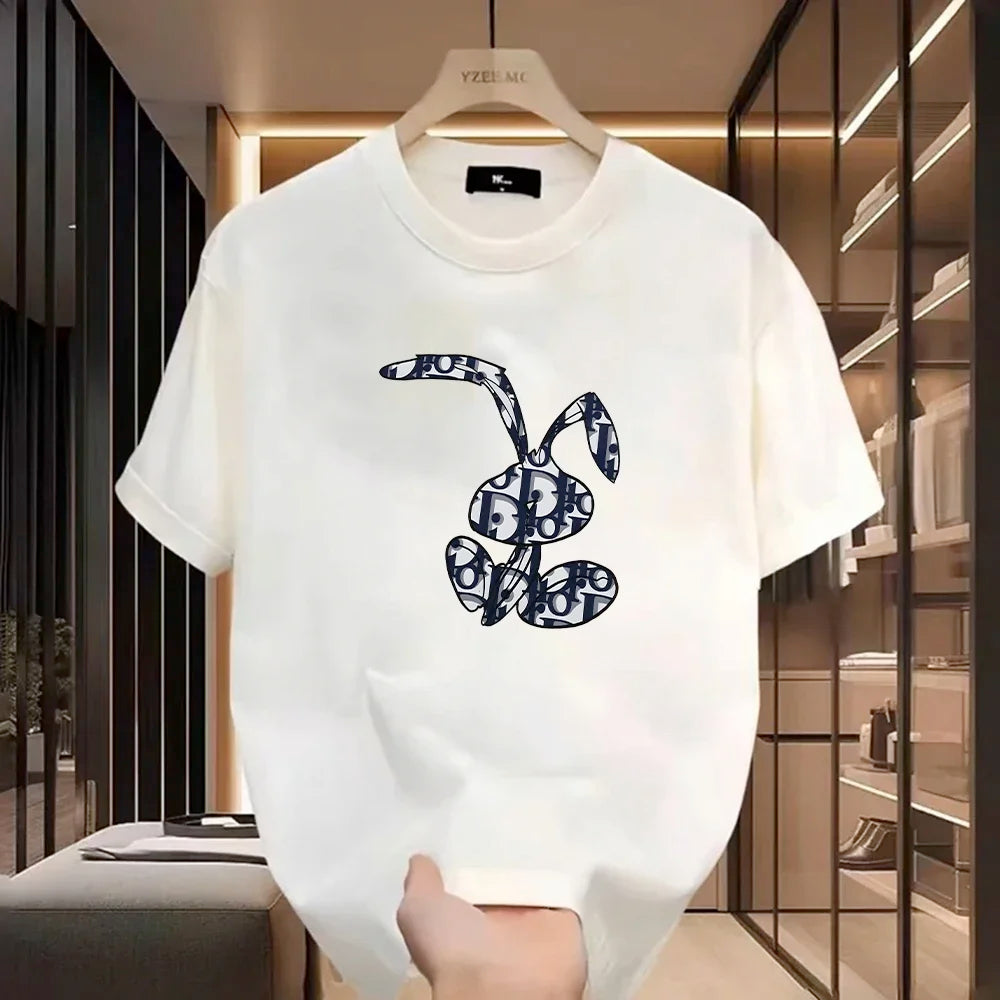 Luxury Tees Female Vintage Trendy Pullover T Shirts Women Casual T-Shirt Harajuku Designer Ladies Aesthetic Clothes