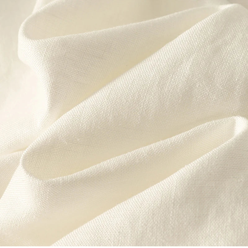 Cotton tops women summer new Korean fashion simple temperament elegant pockets casual white V-neck vest bottoming shirt