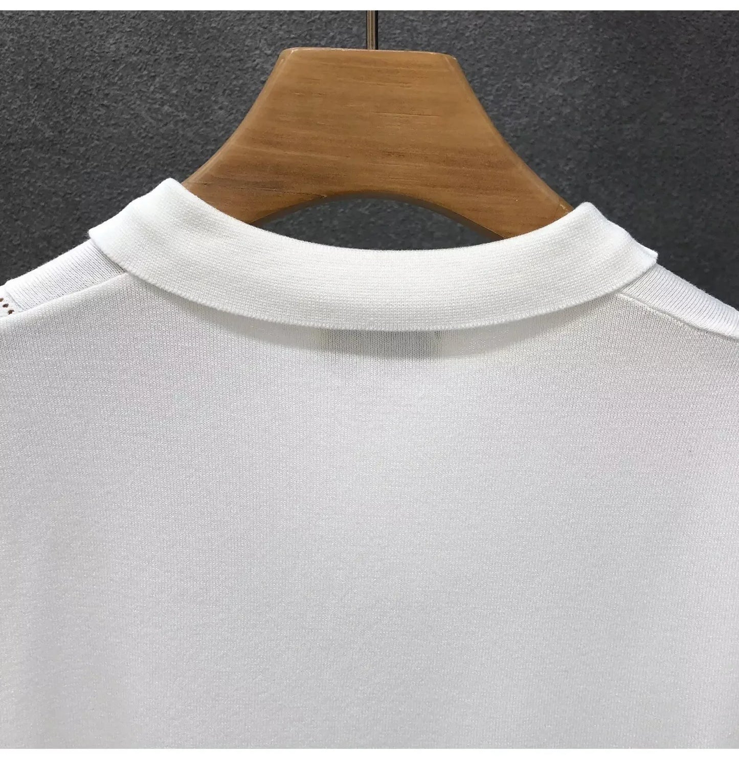 Men's Summer Thin Knitted Ice Silk Half Sleeve Polo Shirt New Hot Sale Of The Season Young Luxury Style Collared T-Shirt Short S