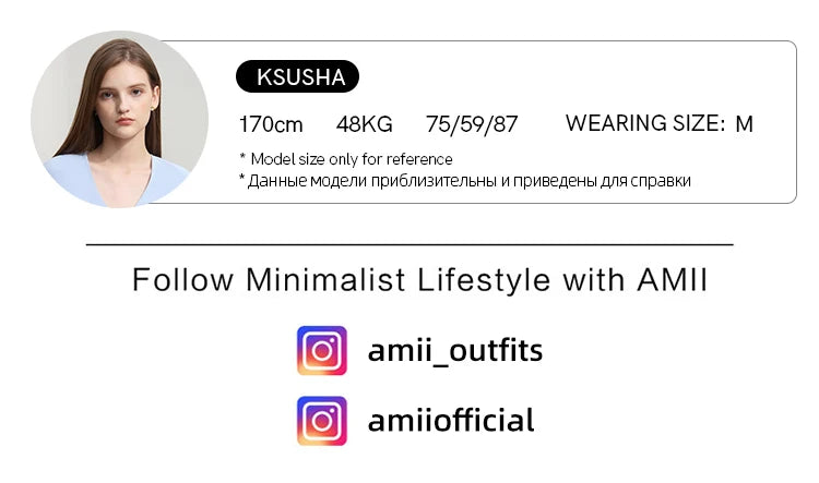 AMII Minimalism Shirt Pants Sets for Women 2025 Spring New Casual Basic Shirt Separate Straight Long Wide Leg Pants 12511048