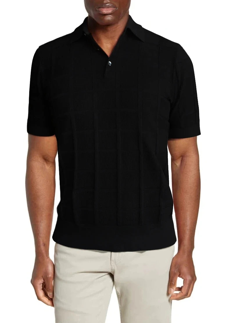 Luxury Quali 6-Needle Pure Cotton Men's  irt ort Sve Summer Faion Urban Sle Slim Fit Regular Thin
