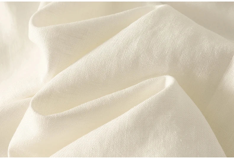 Cotton tops women summer new Korean fashion simple temperament elegant pockets casual white V-neck vest bottoming shirt